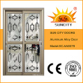 Portes coulissantes en aluminium de balcon